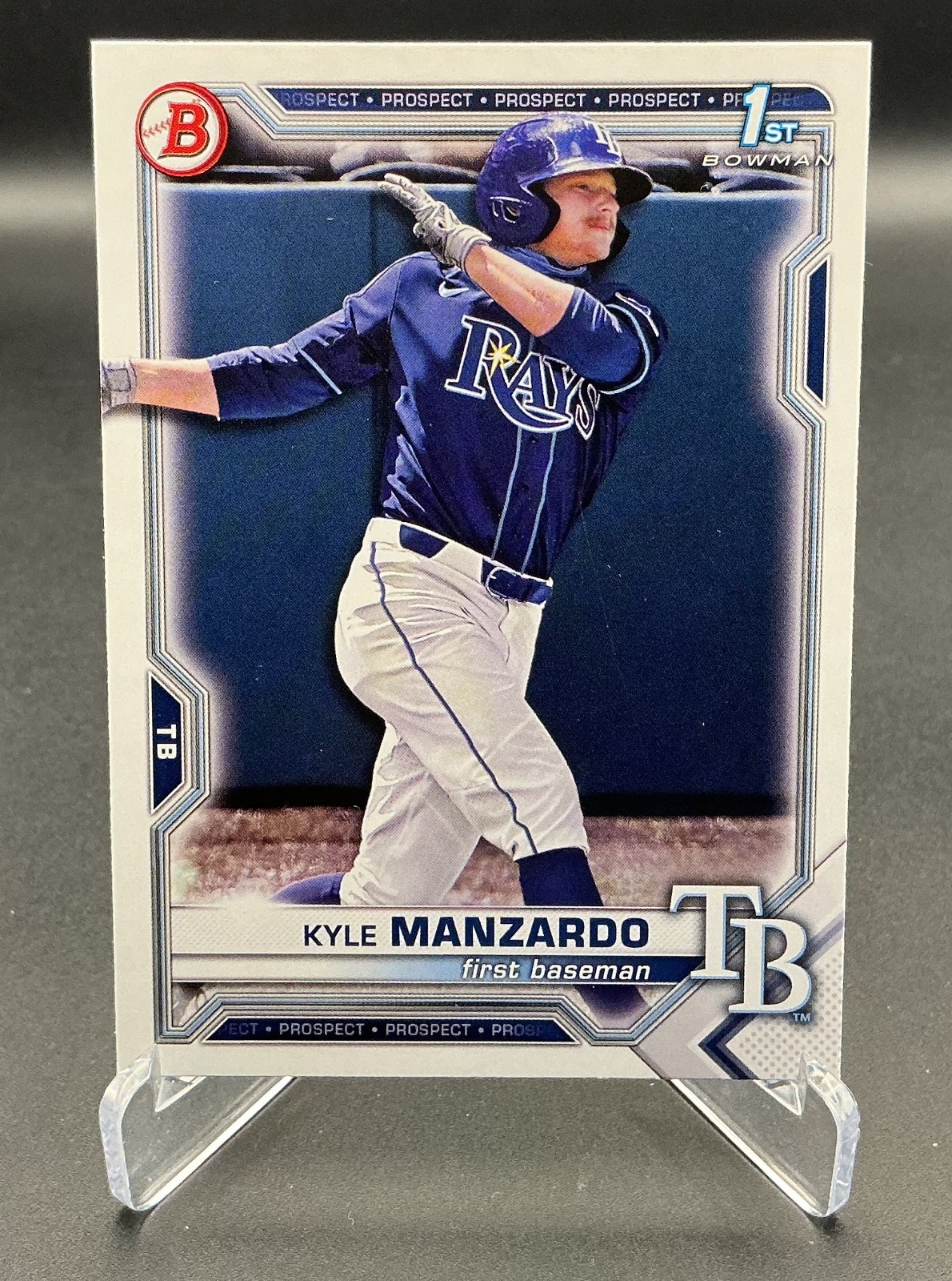 2021 Bowman Draft - Kyle Manzardo 1st Bowman #BD-191 - Tampa Bay Rays