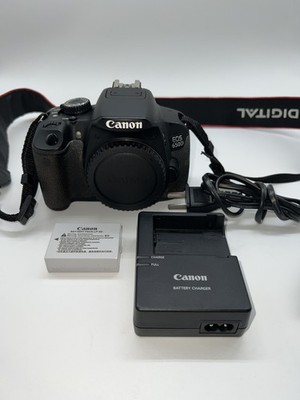 Canon EOS 650D DSLR Digital Camera Body Working with Charger and Battery