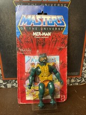 Vintage Masters of The Universe Mer-Man MOC MOTU Action Figure