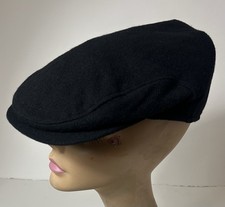Steno Brand Newsboy Cap Luxury Item Quilted Lining Cashmere & Wool 59-L