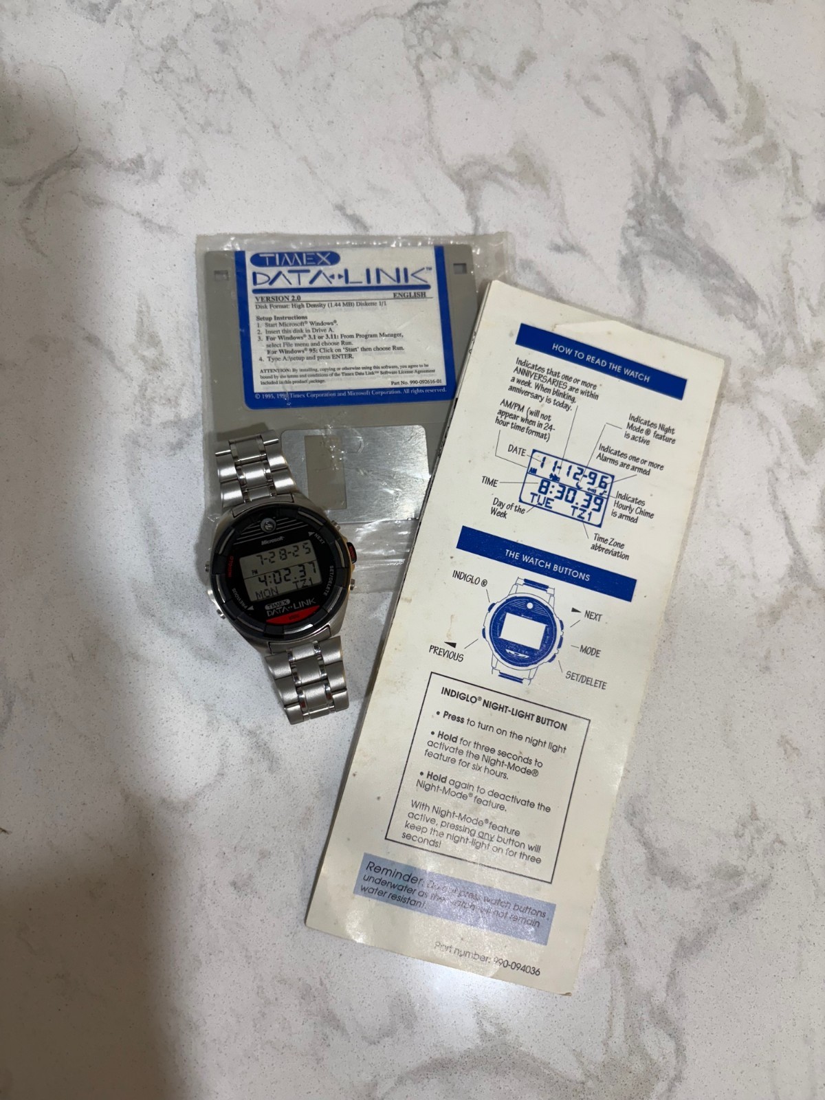 Timex Data Link Model 150 – Pristine Working “Sma… - image 3
