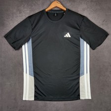 Adidas Essentials ClimaCool Shirt Mens Medium Black Performance Tee Training NEW