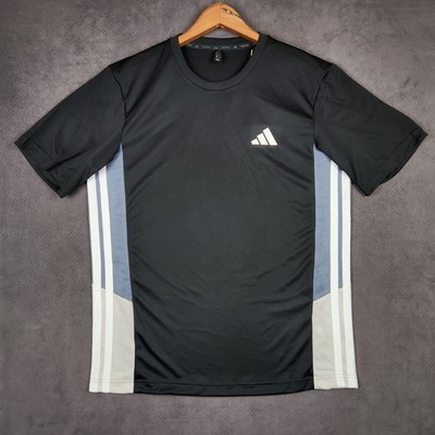 Adidas Essentials ClimaCool Shirt Mens Medium Black Performance Tee Training NEW