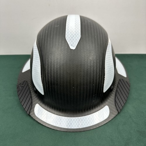 LIFT Safety DAX Carbon Fiber Full Brim Hard Hat Type I Class C Reflective