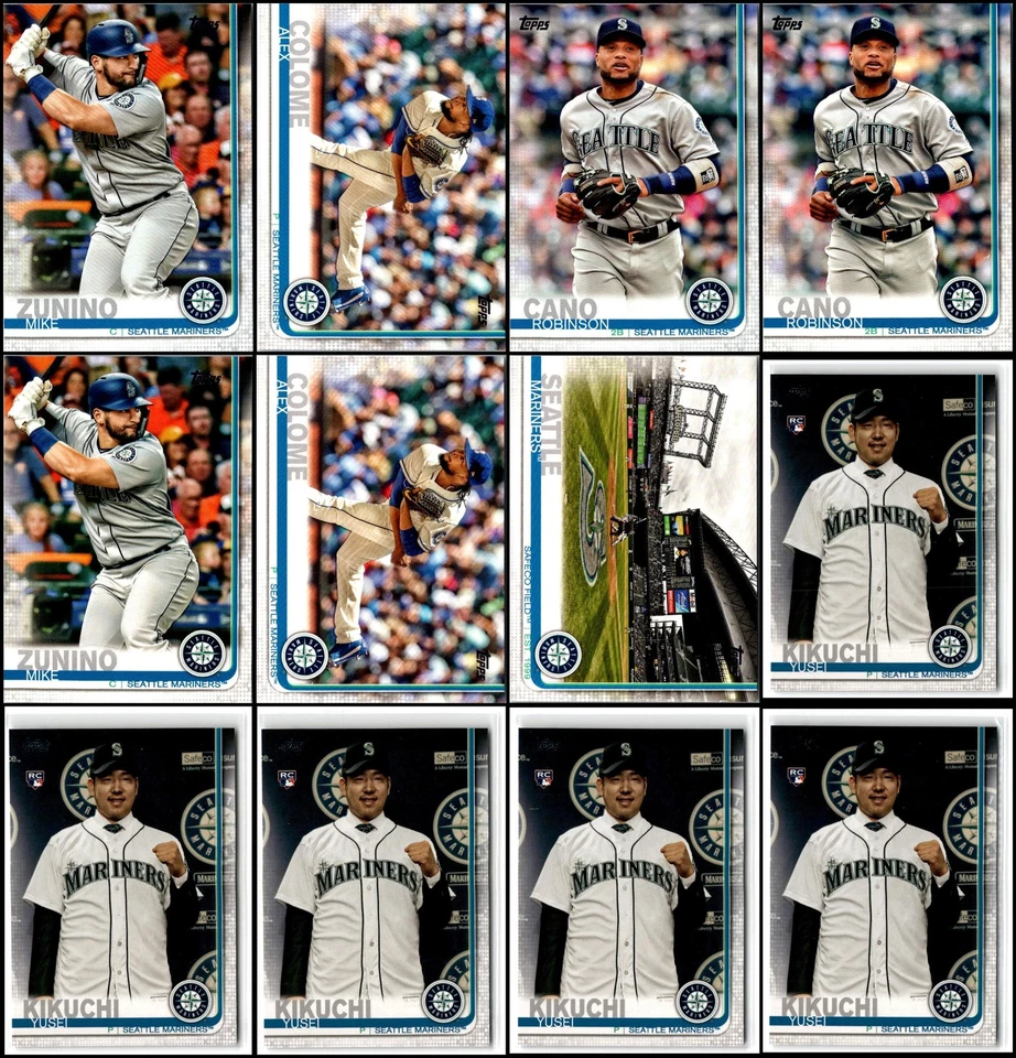 Lote de tarjetas Topps Seattle Mariners (77) 2019 - Trae a casa algo verdaderamente comentado... Foto 2 de 4