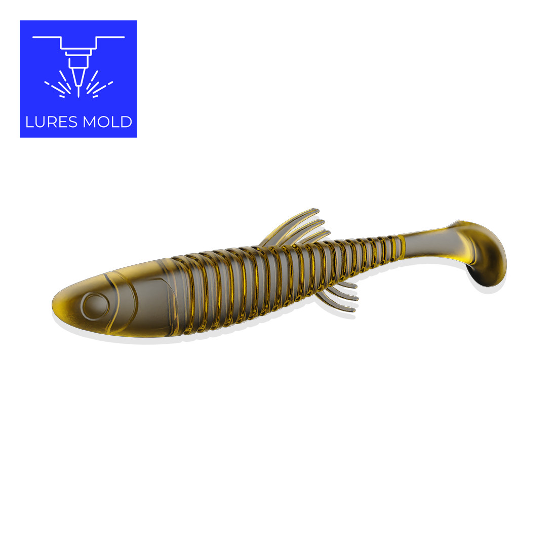 Bait DIY Fishing Mold Soft Plastisol Swimbait K089 5inch - Image 3