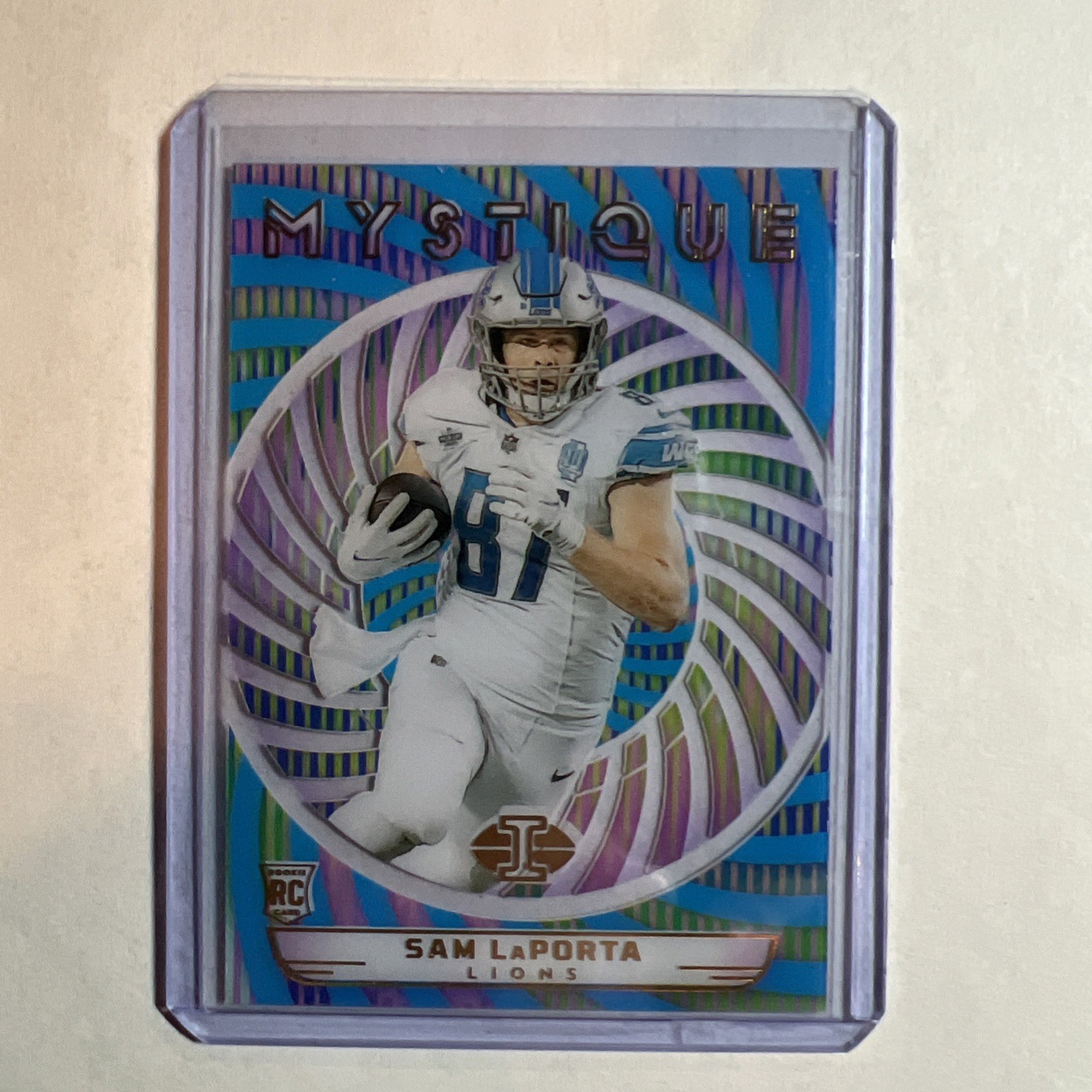 2023 Panini Illusions - Mystique Sam LaPorta #31 Light Blue /299 (RC)