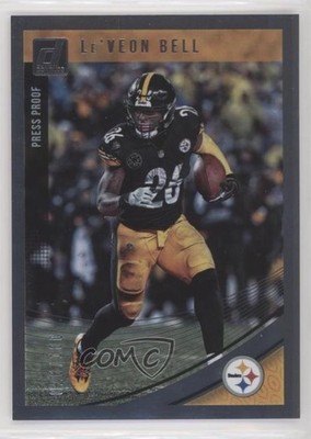 2018 Panini Donruss Press Proof Silver 28/100 Le'Veon Bell #240 ex1