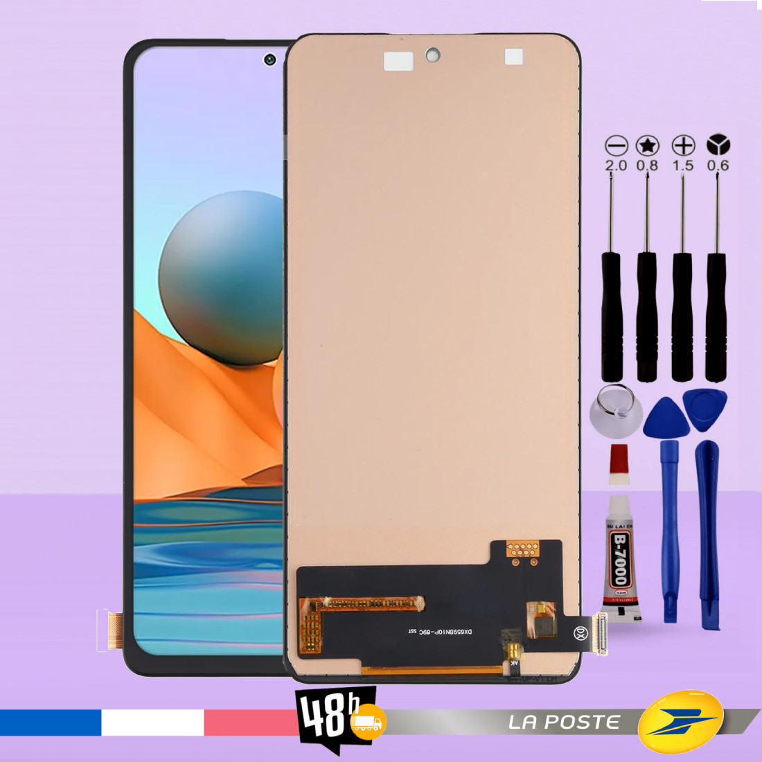 Écran LCD Xiaomi Redmi Note 12 Pro pour Réparer un Affichage Cassé Noir