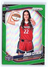 2025 Panini Prizm Sonia Citron (RC)  Green #148 Mystics (341U)