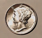 🛡️1941 MERCURY DIME.....BU....TIFUL GEM!!!