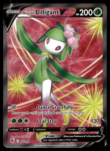 Hisuian Lilligant V (Full Art) Holo Ultra Rare SWSH10: Astral Radiance 162/189