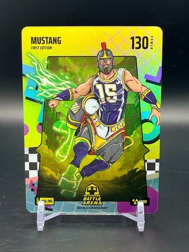 Bo Jackson Battle Arena MUSTANG ~ 1ST EDITION ~ 80s Rad Battlefoil RAD-280 GLOW
