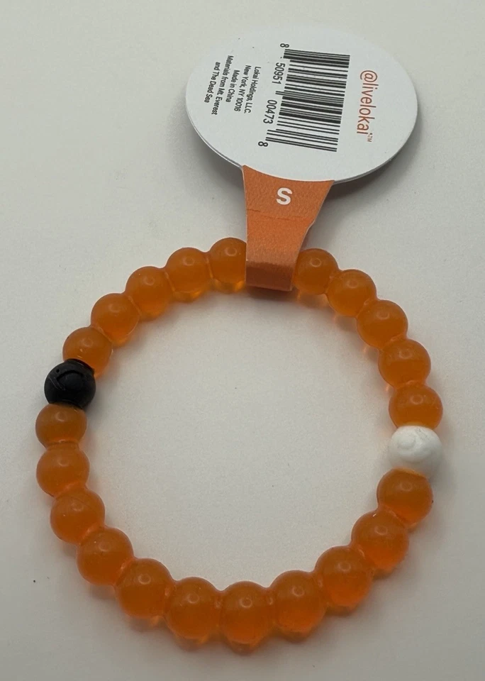 PULSERA LOKAI PEQUEÑA MATERIAL NARANJA DE MT. EVEREST AND THE DEAD SEA Foto 3 de 4