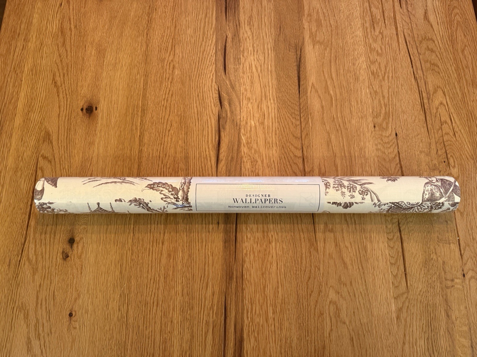 FC61806 French Country Toile Traditional Bronze Brown Galerie Wallpaper - New
