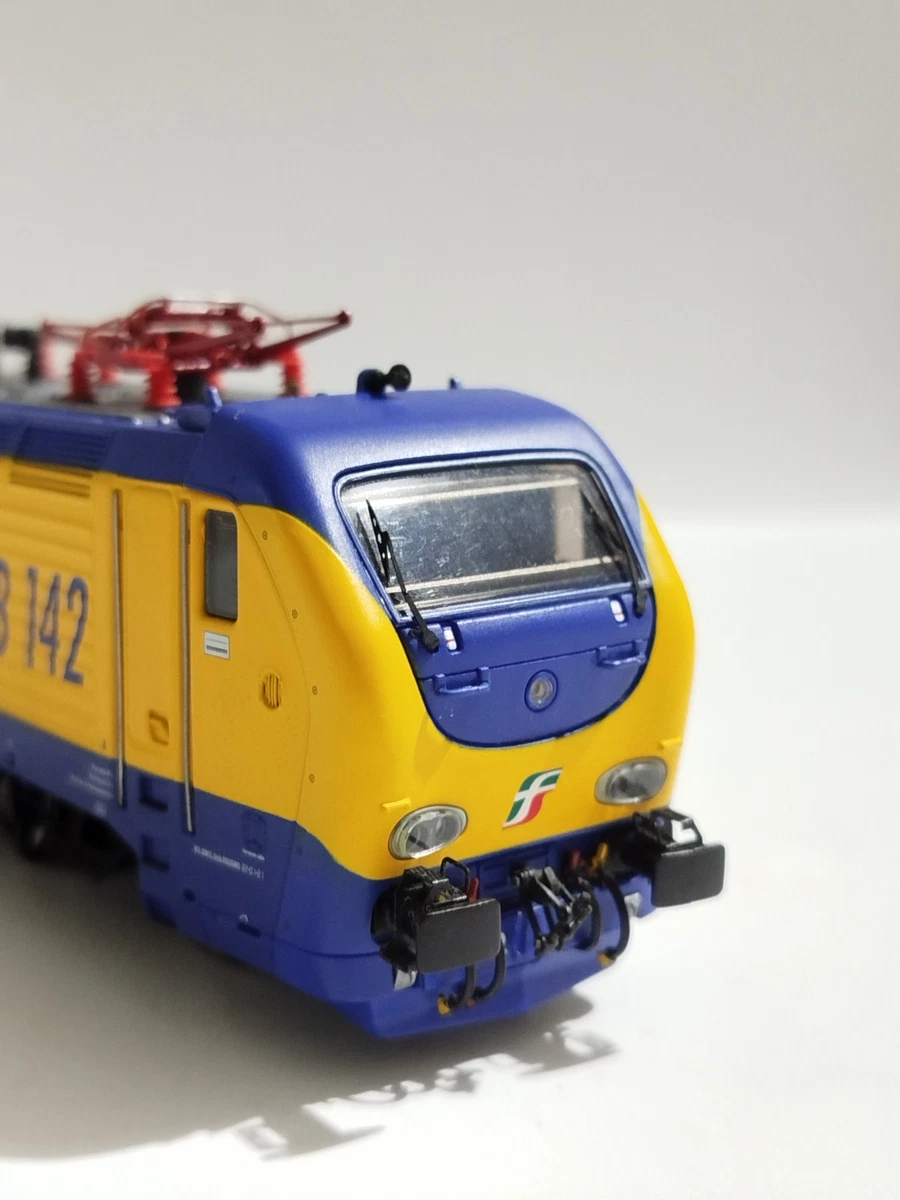 Locomotiva Elettrica Rivarossi HR 2982 FS E402B HO - Livrea Inter City Notte Ep. VI, Nera