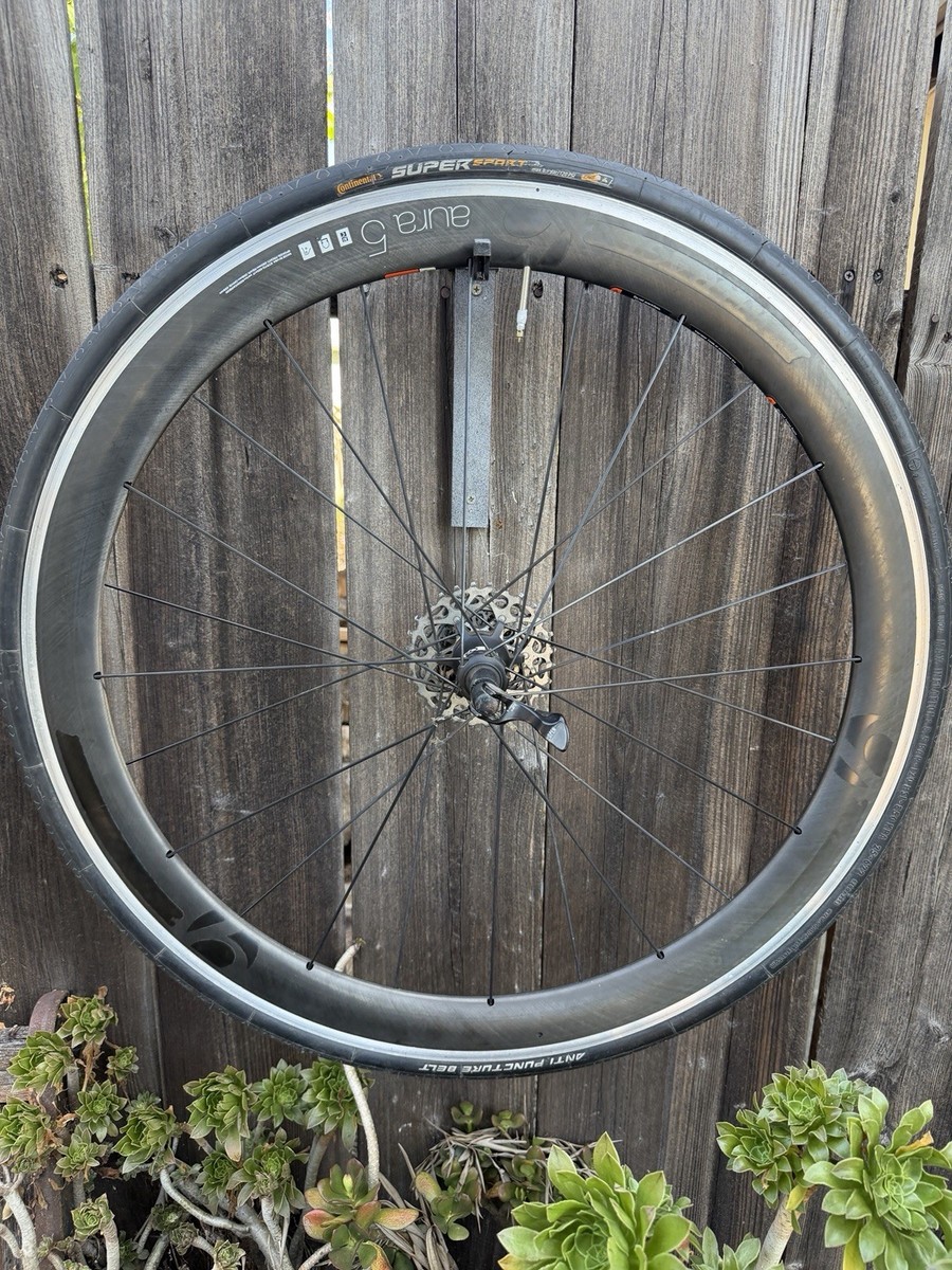 Bontrager Aura TLR Rear Wheel Sram 10 Spd Rim Brake 50mm Carbon