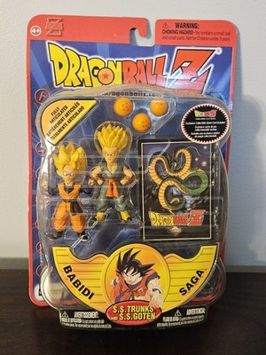 Irwin Toy Dragon Ball Z S.S. Trunks & Goten Figure Babidi Saga Game Card