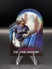 Julio Rodriguez 2024 Topps Big League #TM-44 To The Moon Die-Cut Mariners Card