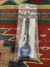 vintage 90s Chuck E Cheese Digital Watch New Unused In Package - Blue