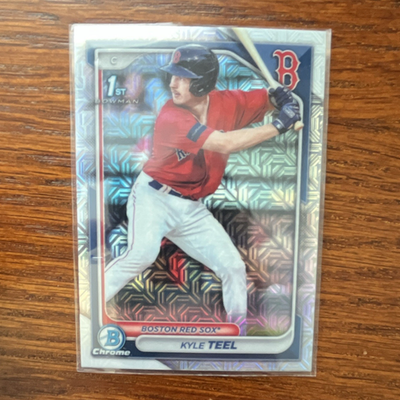 #ad TOPPS 2024 BOWMAN CHROME PROSPECTS KYLE TEEL BCP 48 MOJO 1ST BOWMAN $1.50