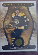 2023-24 Upper Deck Artifacts - Stars David Pastrnak #117 Yellow /50