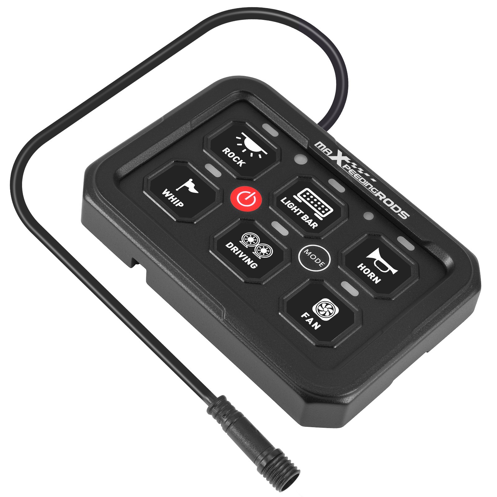 Touch Switch Panel Universal For Off-Road ATV Truck Boat 6 Gang RGB 60A 12V-24V