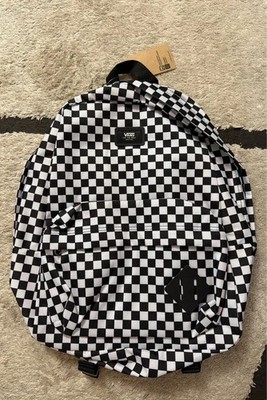 Vans Old Skool Checkerboard Backpack school size