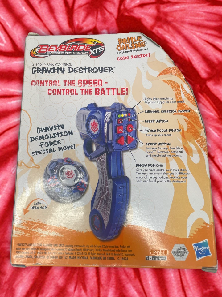 Beyblade Extreme Top System X-102 IR Spin Control Gravity Destroyer Brand New - Image 2 of 4