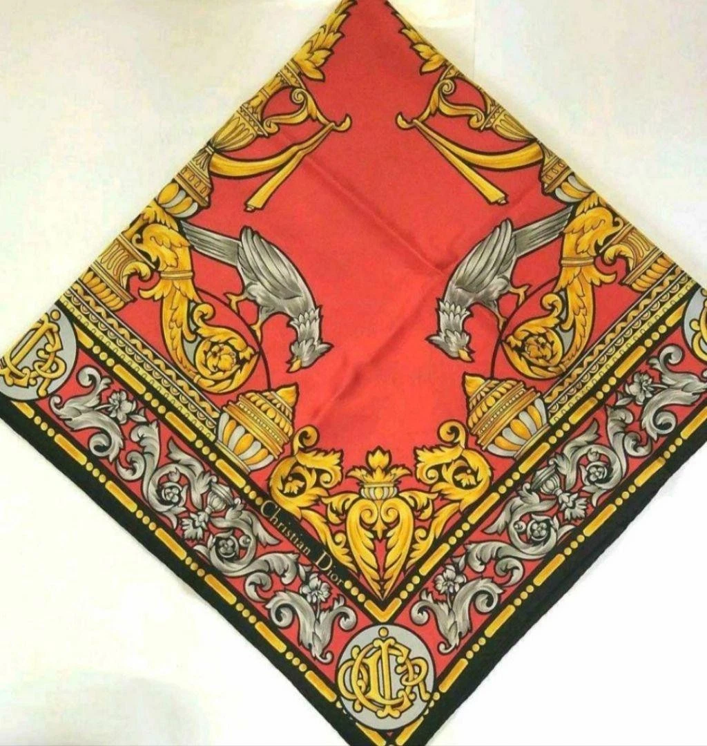 Foulard Christian Dior vintage 89 cm * 89 cm