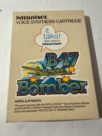 Intellivision Intellivoice Voice Module & Space Spartans, Bomb Squad, B-17 Bomb