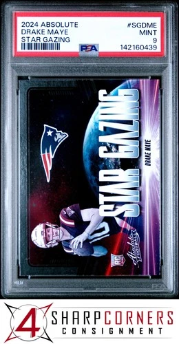 2024 PANINI ABSOLUTE STAR GAZING #SGDME DRAKE MAYE RC PSA 9