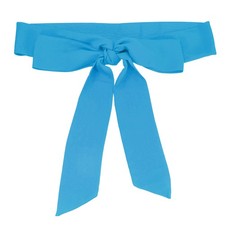 Chiffon Sash Belt, Party Chiffon Belts Peacock Blue