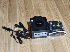 Nintendo Gamecube Console Bundle DOL-001 GC 1 NEW CONTROLLER W/ ALL CORDS 
