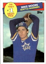 1985*279 Mike Moore Topps Baseball Card