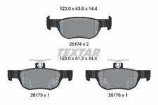 Bremsbeläge 2617401 TEXTAR für MAZDA 3 Schrägheck 3 Stufenheck CX-30 MX-30