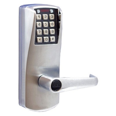 E-PLEX P2031XSLL62641 Electronic Lock,Satin Chrome,12 Button 6NVN9
