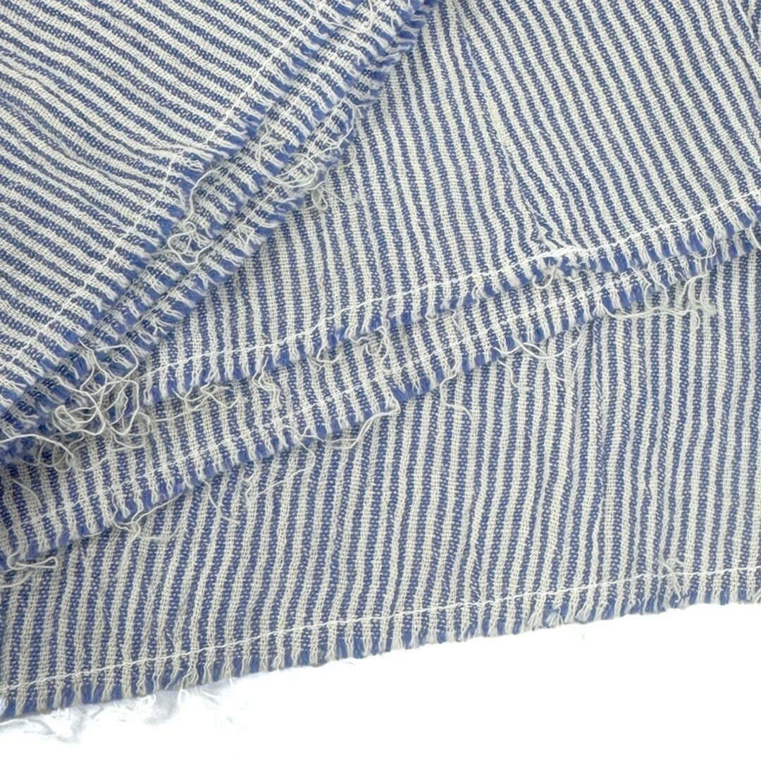 Abito a righe Loewe 17Ss cotone lino 17138772101 blu 34