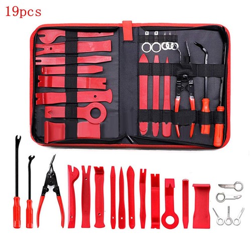 Car Trim Removal Tool Auto Trim Puller Tool Kit Pry Tools Set Trim Clip Pliers - Picture 11 of 21