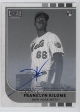2021 Topps Archives Snapshots Black & White 3/25 Franklyn Kilome #17 Auto 03xg