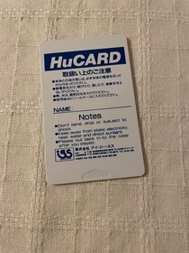 Tricky TRICKY PC engine postcard Japan a2