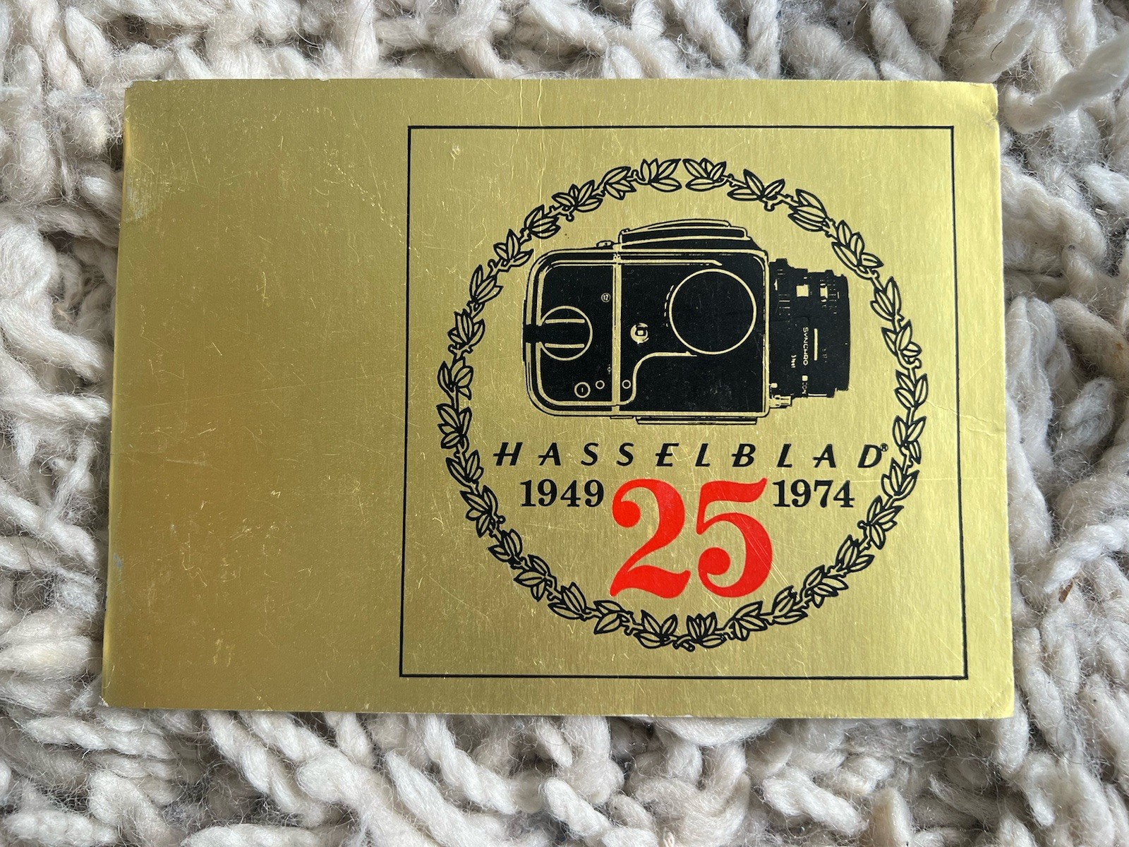 Hasselblad Guide 25th Anniversary 1949-1974 Booklet & Letter Rare Collectors Vtg