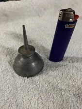 Vintage Metal Oil Can Removable Spout Collectible Tool