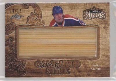 2016 Leaf Lumber Kings Game-Used Sticks Bronze 10/12 Jari Kurri #GS-33 HOF 7m0