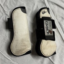 Eskadron Gel Horse Boots White and Black Prot...
