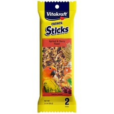 Vitakraft Crunch Sticks Apricot Cherry Conure Treat 3.5 oz. 2 pack