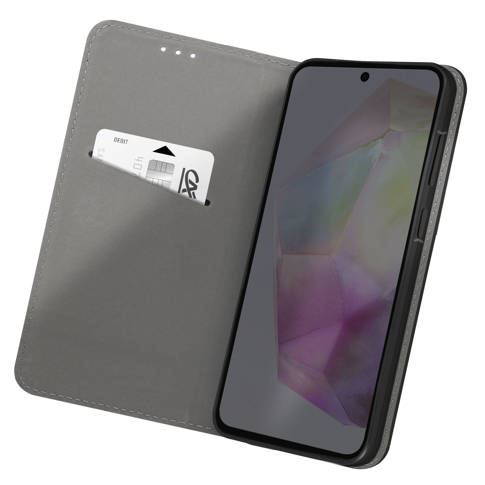 Housse portefeuille Samsung A35 5G Akashi avec porte-cartes et stand
