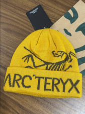 Arc'teryx Bird Head Toque Beanie Yellow Merino Wool Winter Hat Unisex NWT