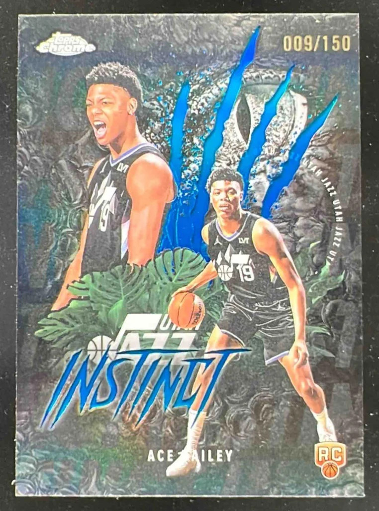 2025-26 Topps Chrome Instinct Blue Refractor #INS-15 Ace Bailey RC /150