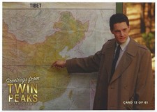 Twin Peaks Gold Box Postcard #13 of 61 - Coop & Tibet
